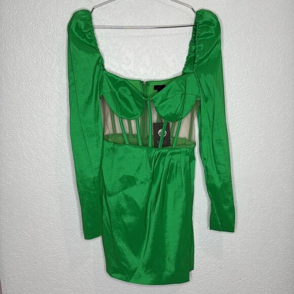 NWT NBD Revolve Tallulah Dress Emerald Green Small - Picture 2 of 13